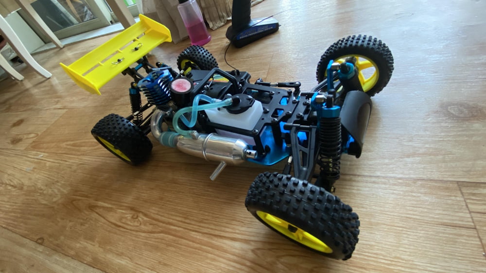 Démarrer voiture rc thermique nitro